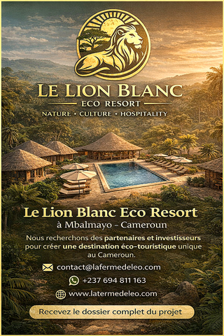 Investissurs, Associés,Campagne de financement participatif,  Cameroun, Le lion Blanc, Laferme de Léo Cameroun,Nkoumadzap, projet,